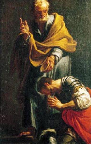 Peter Baptizing the Centurion Cornelius, Francesco Trevisani